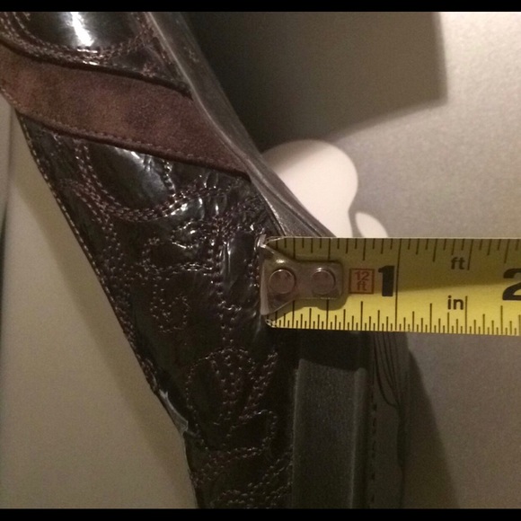 👡 Beautifeel Brown Embroidered Platform Pumps - Picture 6 of 6